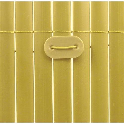 Nortene Fixcane műanyag nádfonat rögzítéséhez, 26 db/csomag - 16 cm, bézs